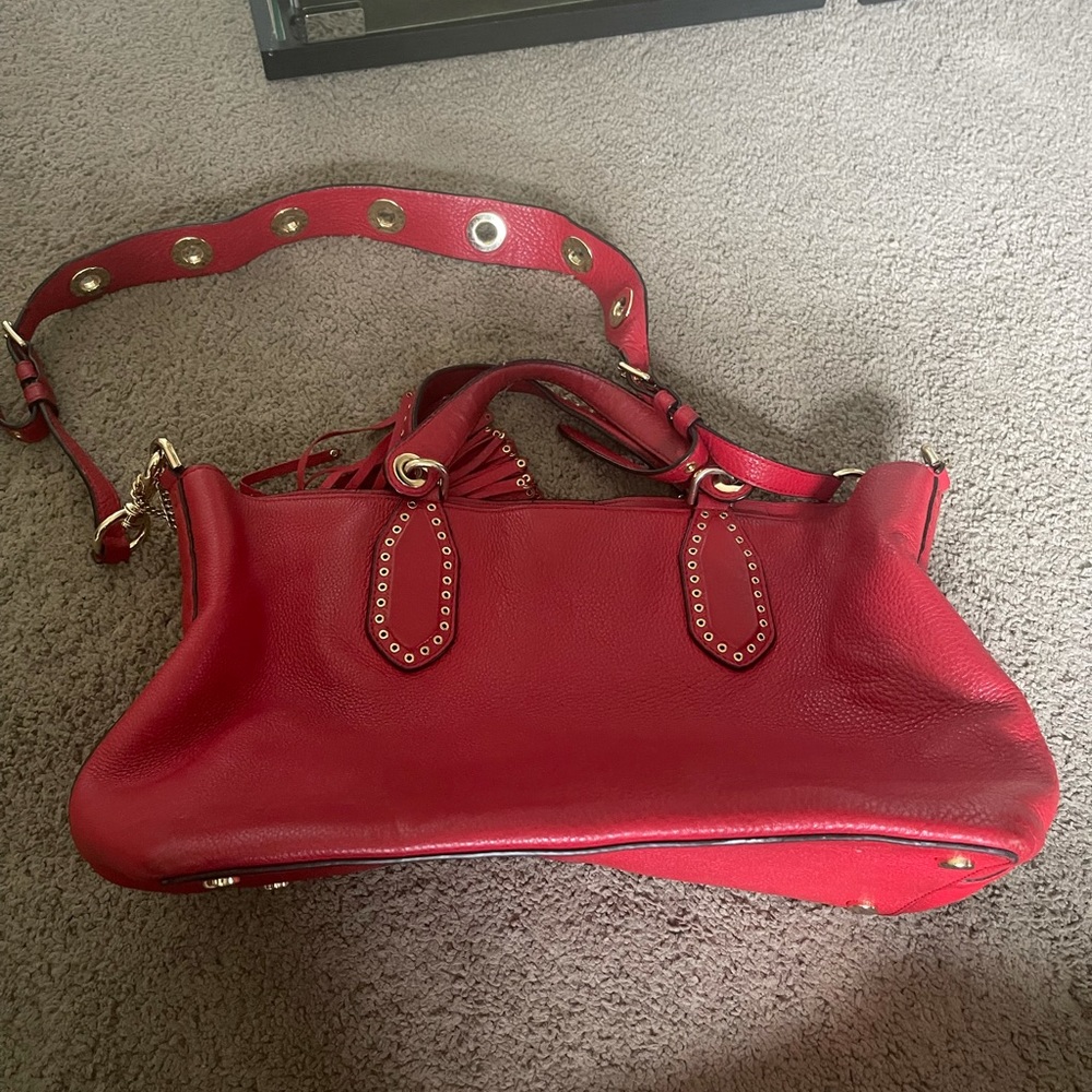 Michael Kors Brooklyn bag (red ) in great shape